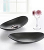 Oval Black Jewelry & Key Tray – Decorative Ring Dish, Key Organizer, and Tabletop Storage for Kitchen or Bedroom