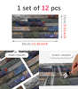 Peel And Stick Wallpaper Retro Stone Brick Self-adhesive Wall Stickers Bathroom Kitchen Back Stickers