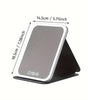 LED makeup mirror, portable mirror, foldable with light, makeup mirror, desktop fill light, student dormitory office mirror, ins high-value light #TOP PICKS