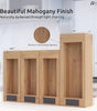 WWDPOOL Premium Bamboo Kitchen Wall & Drawer Customizable Baggie Organizers, For Slider, Freezer, & Storage Bags up to Gallon Size Set Expandable Room Boxes