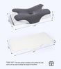 VIPfree Cervical Support Pillow - Adjustable Ergonomic Memory Foam with Breathable Removable Pillowcase & Free Gift - OEKO-TEX Certified Quality Sleep Solution
