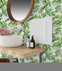 Tropical Green Leaf Peel and Stick Wallpaper Palm Leaves Self Adhesive Removable Wallpaper Waterproof Decorative Contact Paper