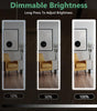 RIMIKING LED Full-Length Mirror with Smart Touch Control,Durable & Safe Design,Multi-Functional Use,Space-Saving Installation, FYLED-2164N