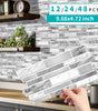 Irregular Shape Modern Grey Marble Pattern Peel And Stick Wallpaper Kitchen Bathroom Tile Stickers