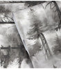 Black and White Forest Thick Vinyl Peel and Stick Wallpaper for Bathrooms and Bedrooms
