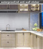 Kitchen Backsplash Stickers,40 X 100Cm, Self Adhesive Drawer Liner Peel and Stick Foil Wallpaper Cabinets Shelf Sticker