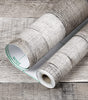 Peel and Stick Wallpaper Gray Wood Wallpaper Self Adhesive Wallpaper Craft, 17.71"x 118"