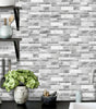 Irregular Shape Modern Grey Marble Pattern Peel And Stick Wallpaper Kitchen Bathroom Tile Stickers