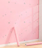 Pink Children's Room Self-adhesive Wallpaper Princess Room Bedroom Star Pattern Background Wall PVC Sticker Wallpaper