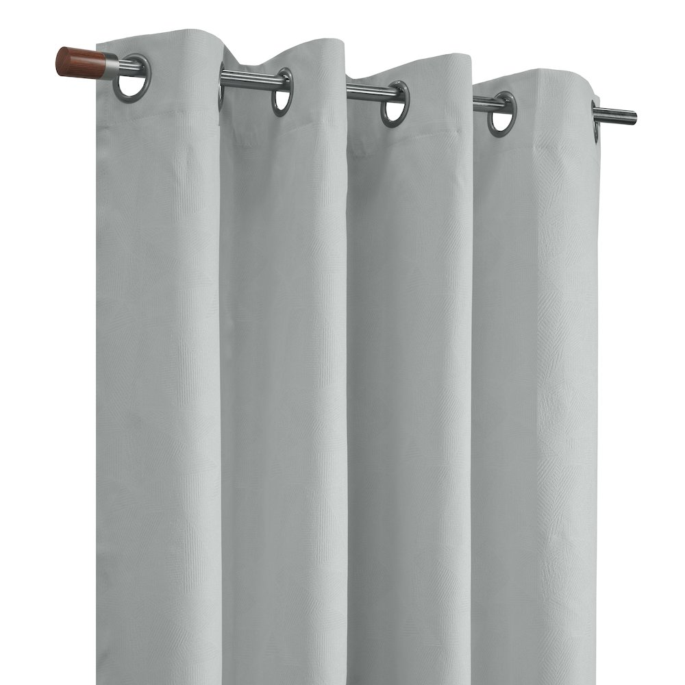Margot 100% Blackout Grommet Curtain Panel 52 x 108 in White