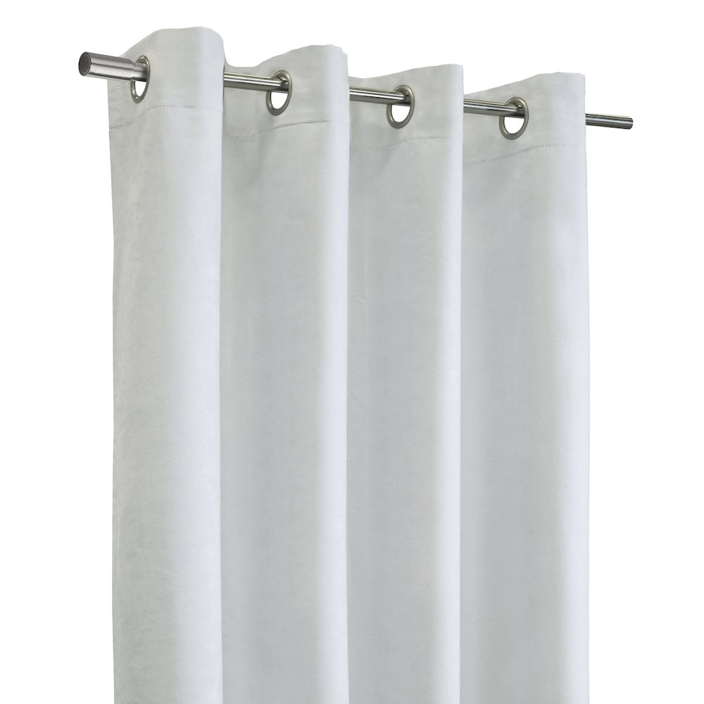 Navar Blackout Grommet Curtain Panel 54 x 108 in White
