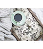 Black Breezy Floral Botanical Vinyl Peel and Stick Wallpaper Roll