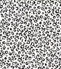 Black and White Leopard Print Vinyl Peel and Stick Wallpaper Roll 30.75 sq. ft
