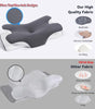 VIPfree Cervical Support Pillow - Adjustable Ergonomic Memory Foam with Breathable Removable Pillowcase & Free Gift - OEKO-TEX Certified Quality Sleep Solution