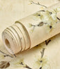 3D American Retro Non-woven Self-adhesive Wallpaper Rustic Vine Flower Wall Papers Thickening Peel and Stick Wall Stickers