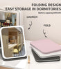LED makeup mirror, portable mirror, foldable with light, makeup mirror, desktop fill light, student dormitory office mirror, ins high-value light #TOP PICKS