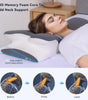 VIPfree Cervical Support Pillow - Adjustable Ergonomic Memory Foam with Breathable Removable Pillowcase & Free Gift - OEKO-TEX Certified Quality Sleep Solution