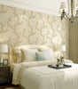 3D American Retro Non-woven Self-adhesive Wallpaper Rustic Vine Flower Wall Papers Thickening Peel and Stick Wall Stickers