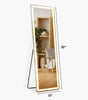 RIMIKING LED Full-Length Mirror with Smart Touch Control,Durable & Safe Design,Multi-Functional Use,Space-Saving Installation, FYLED-2164N