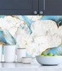 Marble Patterned Wallpaper for Kitchen Dining Room Waterproof and Oil Resistant Home Decoration Background Stickers Wallpaper