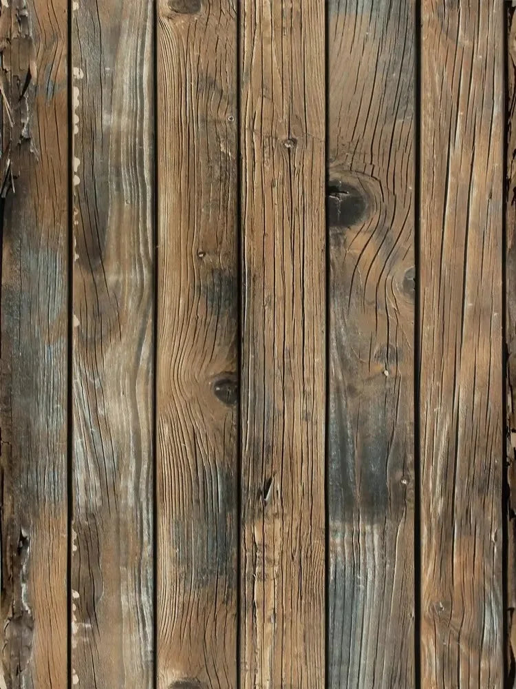 45cm Retro Faux Wood Grain Peel and Stick Wallpaper – Self-Adhesive PVC Vinyl Wall Covering