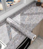 Grey Marble Waterproof, Oil-Proof & High Temperature Resistant Peel and Stick Wallpaper – Anti-Scratch PVC Vinyl Contact Paper