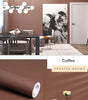 5m Pure Gray Waterproof Extra-Thick PVC Peel-and-Stick Wallpaper – Mould-Resistant for Bedrooms, Cabinets & Furniture