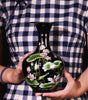 Black Lotus Mirror-Glaze Ceramic Vase – 5 Designs (H–I, K–M)