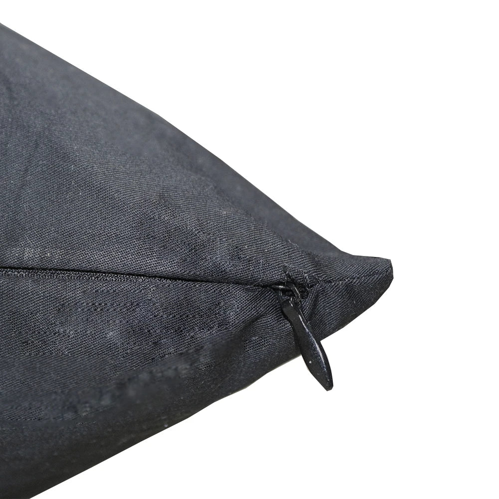 Grass Green or Orange Cotton Twill Zipper Pillow Cover – 10 Sizes incl. 18.90 × 29.13 in (48 × 74 cm), 1 Piece