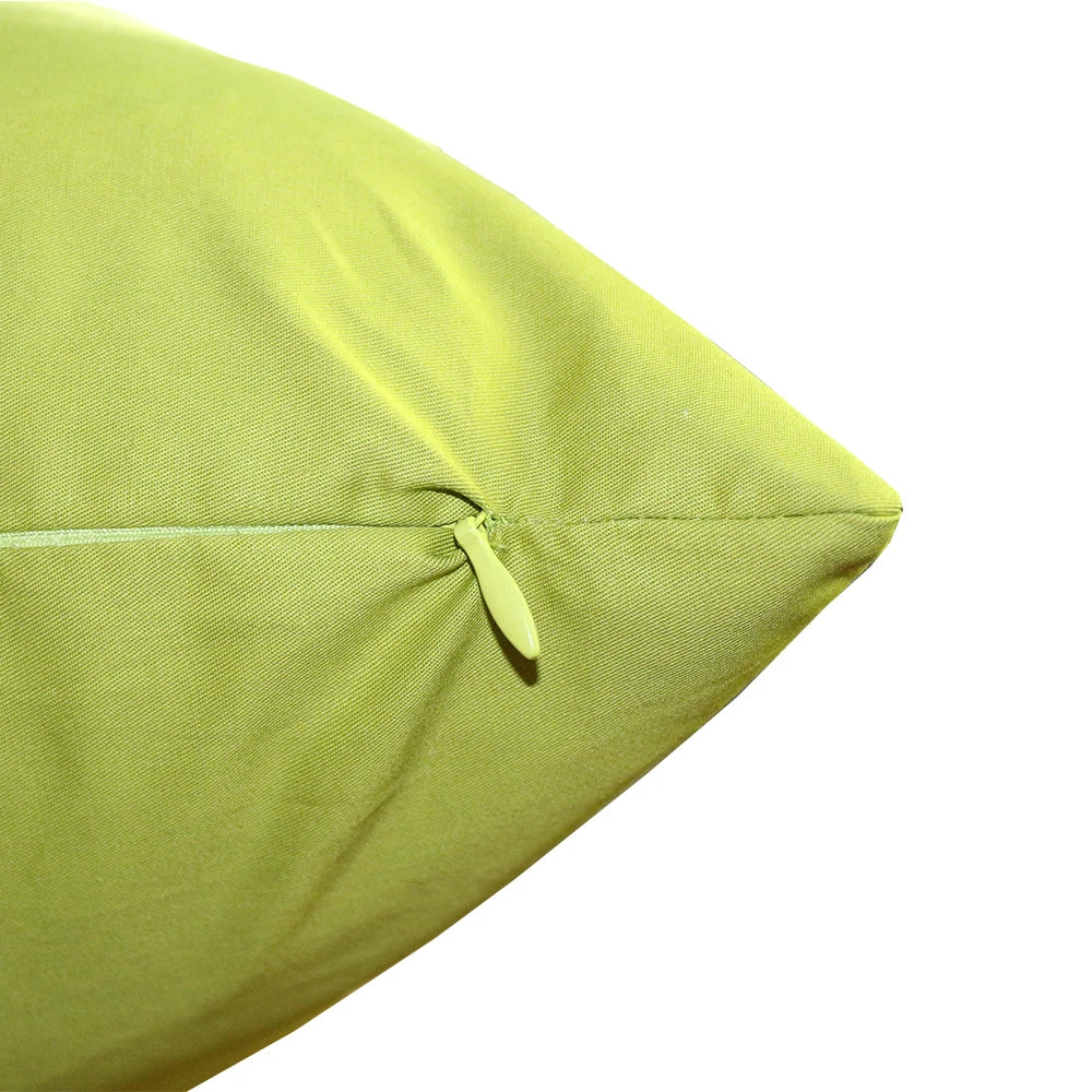 Ivory or White Cotton Twill Zipper Pillow Cover – 10 Sizes incl. 18.90 × 29.13 in (48 × 74 cm), 1 Piece