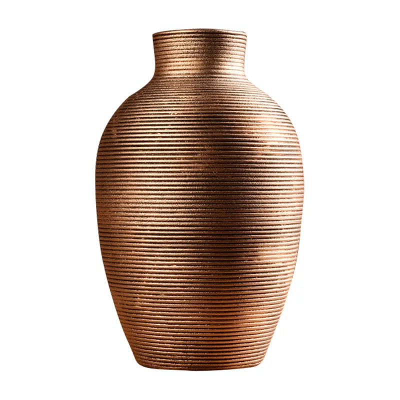 Modern Handmade Ceramic Vase – 5 Numbered Color-Glazed Designs