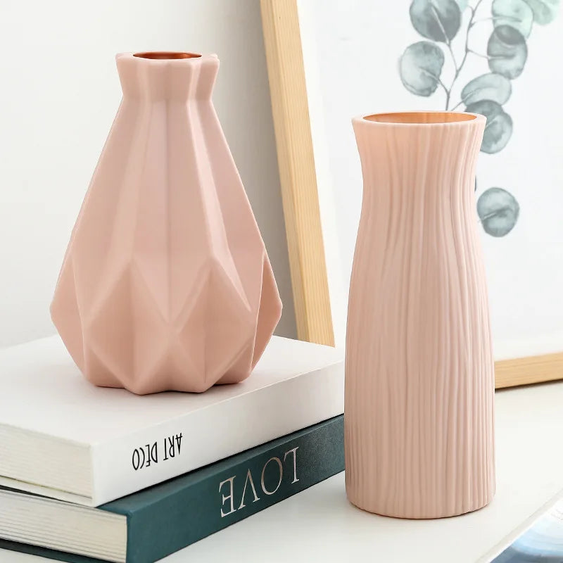 Imitation Ceramic Plastic Tabletop Vase