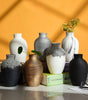 Modern Handmade Ceramic Vase – 5 Numbered Color-Glazed Designs