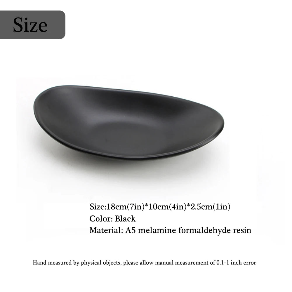 Elegant Black Jewelry & Key Dish – Oval Organizer for Rings, Keys, and Small Essentials | Decorative Entryway Tray, Perfect Housewarming or Gift