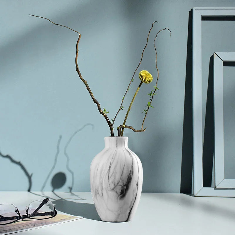 Modern Handmade Ceramic Vase – 5 Numbered Color-Glazed Designs
