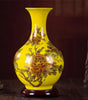 Yellow Crystal-Glaze Ceramic Vase – Designs A–I