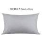 Smoky Gray or Black Cotton Twill Zipper Pillow Cover – 10 Sizes incl. 18.90 × 29.13 in (48 × 74 cm), 1 Piece