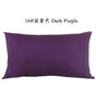 Burgundy or Dark Purple Cotton Twill Zipper Pillow Cover – 10 Sizes incl. 18.90 × 29.13 in (48 × 74 cm), 1 Piece