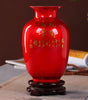 Classical Crystal-Glaze Ceramic Vase – 7 Appreciation & Pomegranate Designs