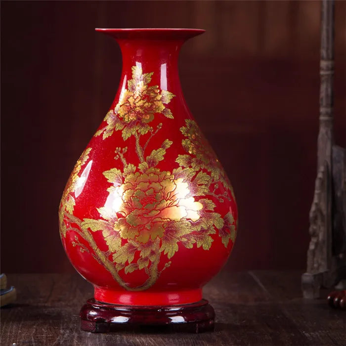 Yellow Crystal-Glaze Ceramic Vase – Designs A–I