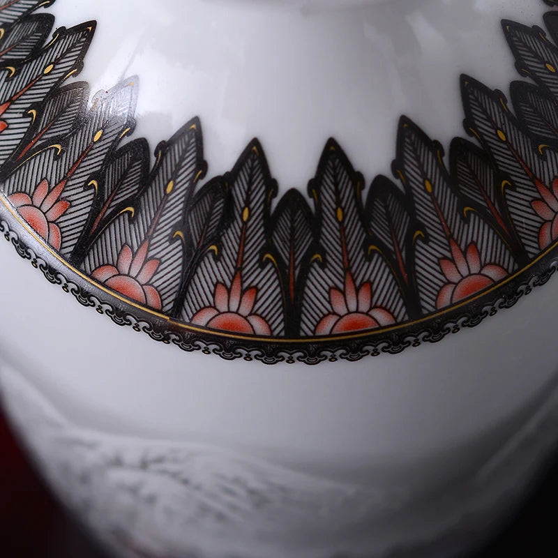 Antique-Style Jingdezhen Ceramic Tabletop Vase – 7 Designs