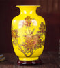 Yellow Crystal-Glaze Ceramic Vase – Designs A–I