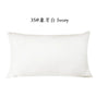 Ivory or White Cotton Twill Zipper Pillow Cover – 10 Sizes incl. 18.90 × 29.13 in (48 × 74 cm), 1 Piece