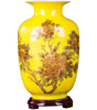 Yellow Crystal-Glaze Ceramic Vase – Designs A–I