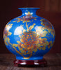Classical Crystal-Glaze Ceramic Vase – 7 Appreciation & Pomegranate Designs