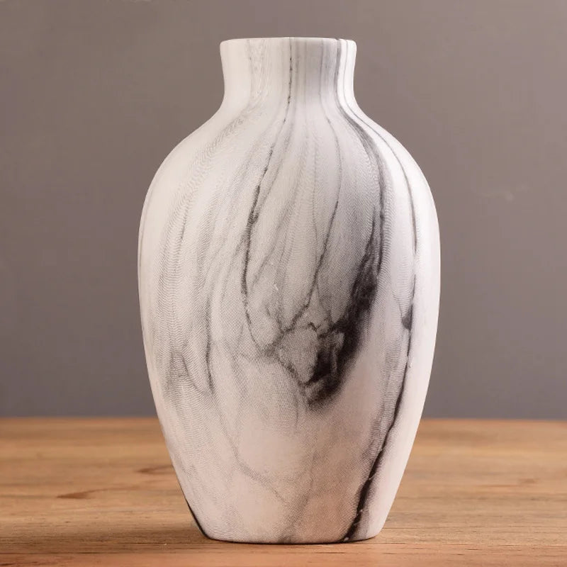 Modern Handmade Ceramic Vase – 5 Numbered Color-Glazed Designs