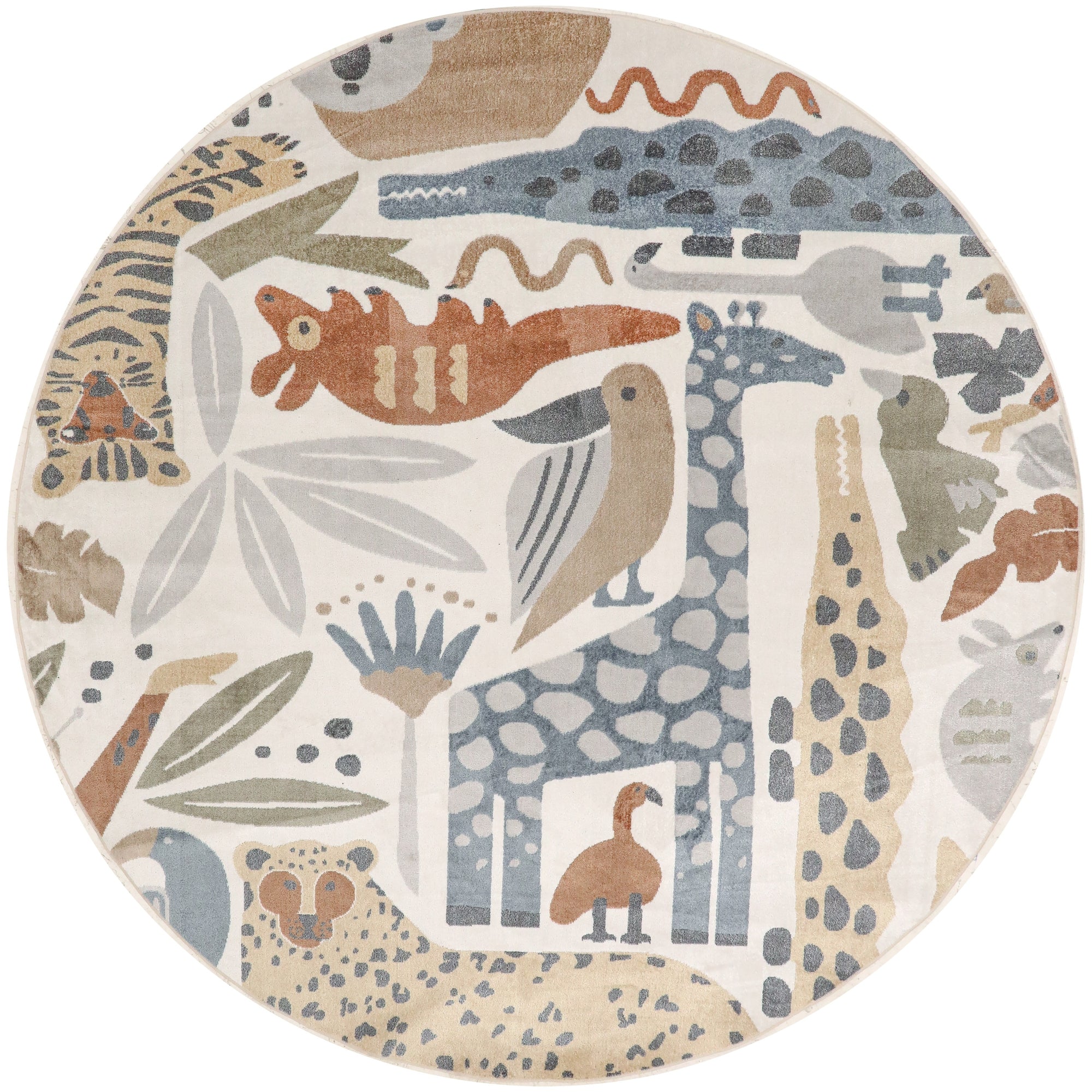 Astra Machine Washable Animal Print Area Rug