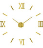 Gold Acrylic Mirror DIY Wall Clock – 11 Designs, 36 or 48 Inch