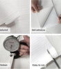 3D White Embossed Damask Waterproof & Oil-Resistant Vinyl Peel-and-Stick Wallpaper – Extra Thick & Removable