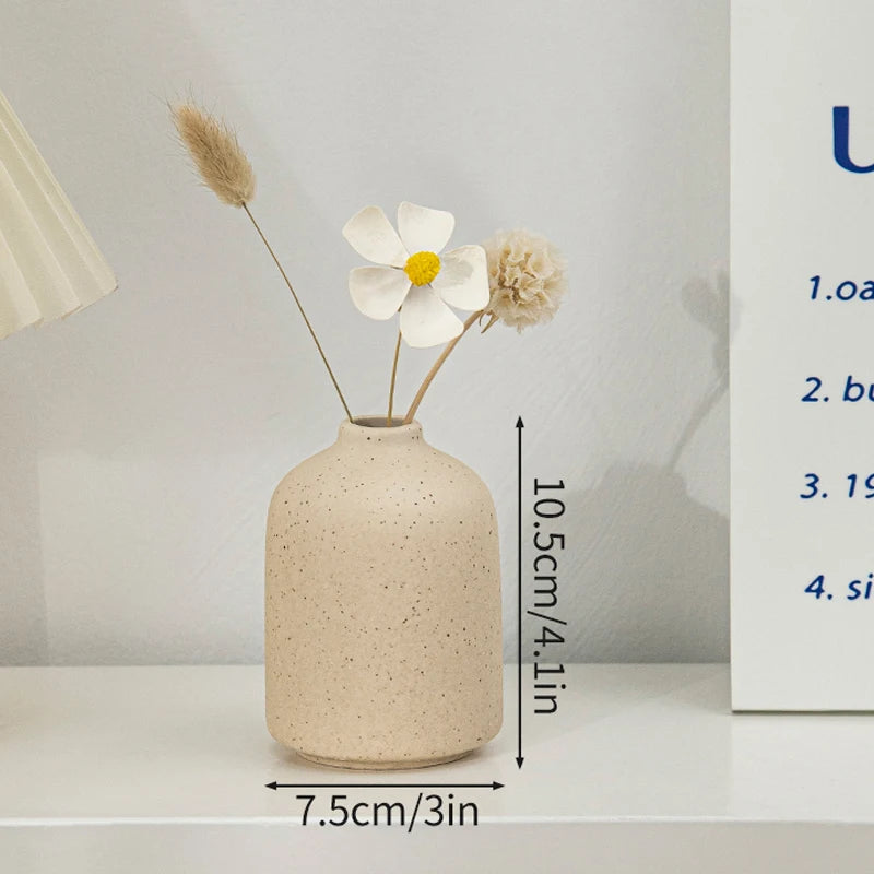 Modern Ceramic Tabletop Vase for Flower Arrangements